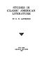 [Gutenberg 60547] • Studies in Classic American Literature